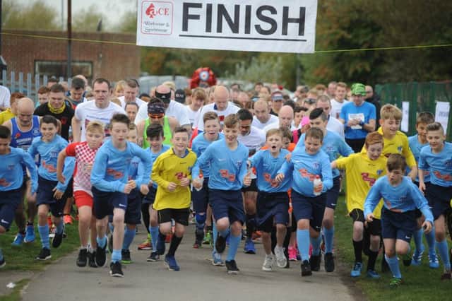The Peoples Run 2 Remember at Silksworth Sports Complex, Sunderland.