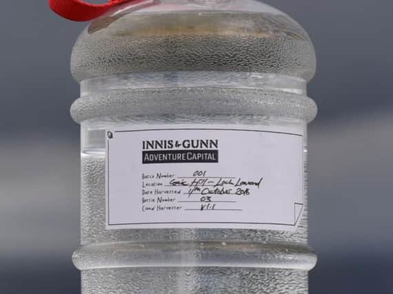 The water harvested by Innis & Gunn. Picture: Press Association.