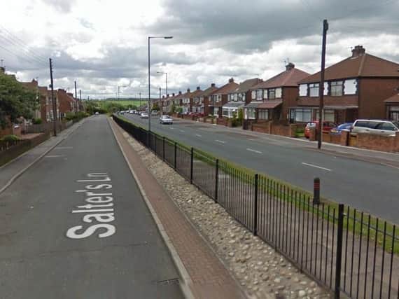 Salters Lane, in Shotton Colliery. Copyright Google Maps.