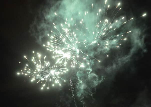 Ashbrooke Sports Club fireworks display lights the skies.