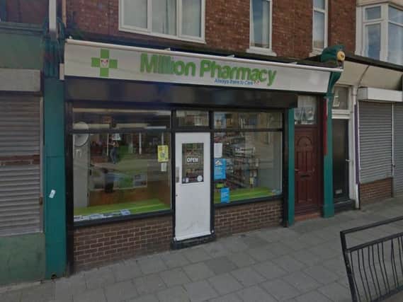 Sunderland's Million Pharmacy. Picture from Google Images.