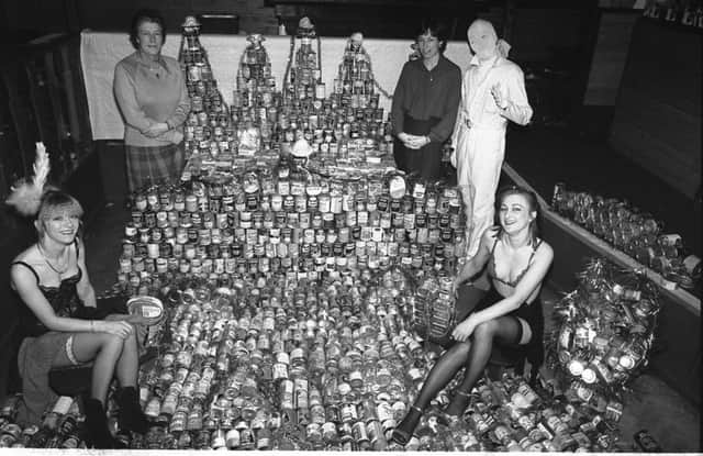 Annabel's during one of its famous can collections