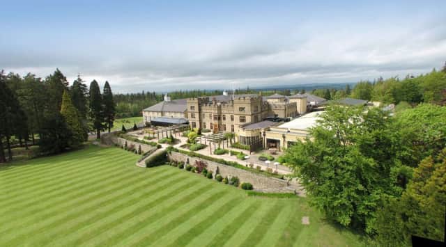 Slaley Hall - an aerial view.