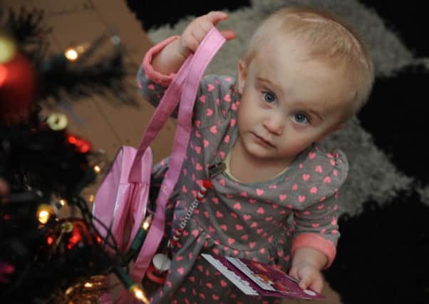 Hendon youngster Charlie Stokoe, then aged 22 months, won last years competition, receiving Â£250 worth of vouchers from Niramax to go towards gifts of her choice.