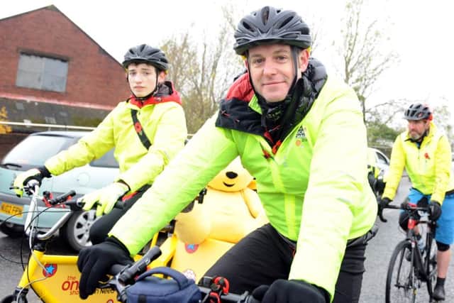 BBC One Show's Matt Baker brings the Children In Need Rickshaw Challenge to Sunderland.