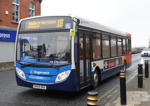 Stagecoach buses in Sunderland.