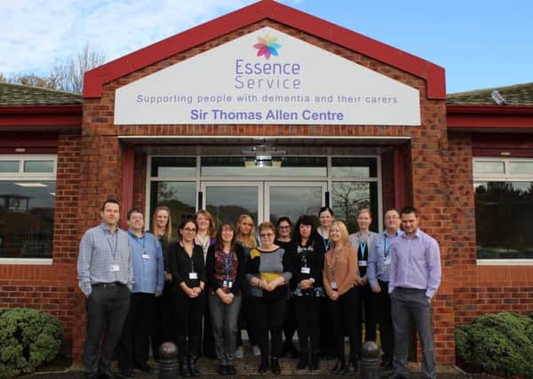 Staff at the Essence Service's Sir Thomas Allen Centre.