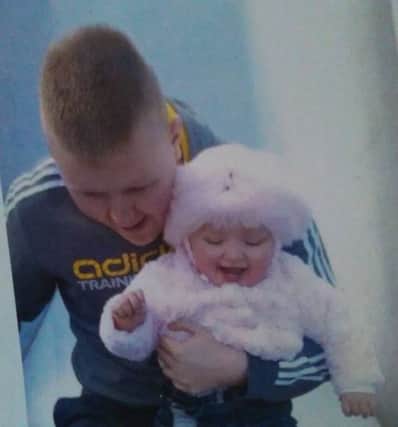 Jamie Crighton with his daughter Ellie.