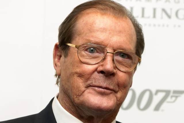 Sir Roger Moore. Pic: PA.