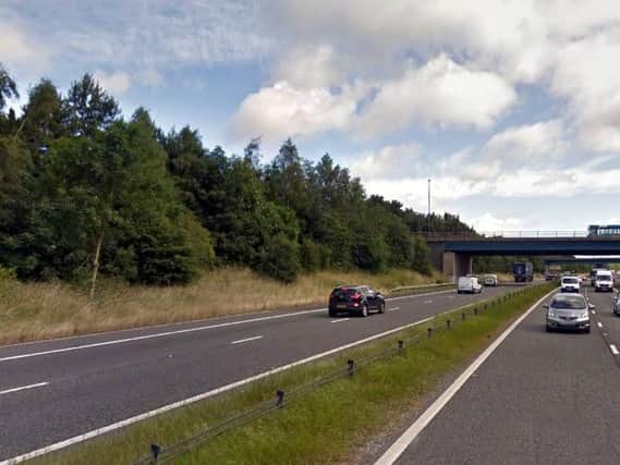 The man was struck by an HGV on the northbound A1(M) near Bowburn Services. Pic: Google Maps.