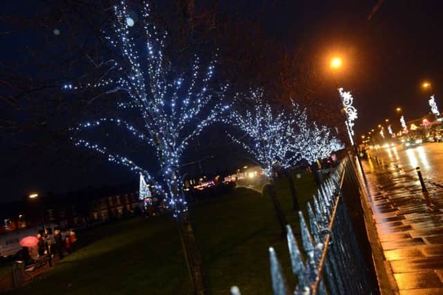 Hebburn Christmas lights switch on.
Mayor Richard Porthouse and Father Christmas