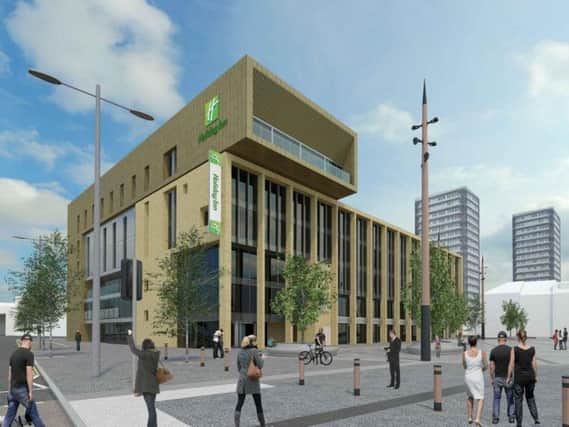 Artist's impression of the new Keel Square hotel.