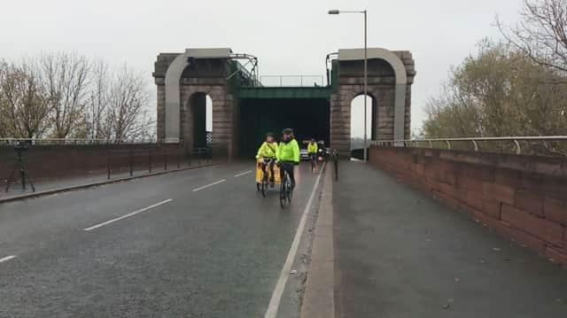 Ross Jackson, who took part in The One Show Rickshaw Challenge, is a member of the Blue Watch Youth Club in Ryhope and participates and supports fellow members with bike riding.
