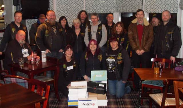 Dragonslayer Motorcylcle Club members,  who have been busy fundraising for various charities across the North East.