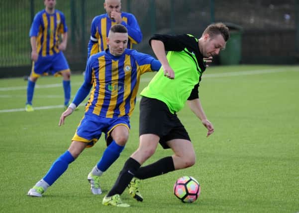 Penshaw CC (green and black) try to get the better of Wear United in a recent Sunderland Sunday League clash
