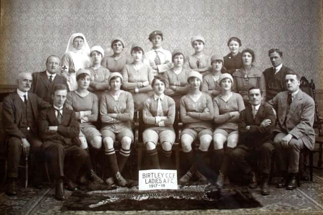 The 1918 Birtley Ladies team.