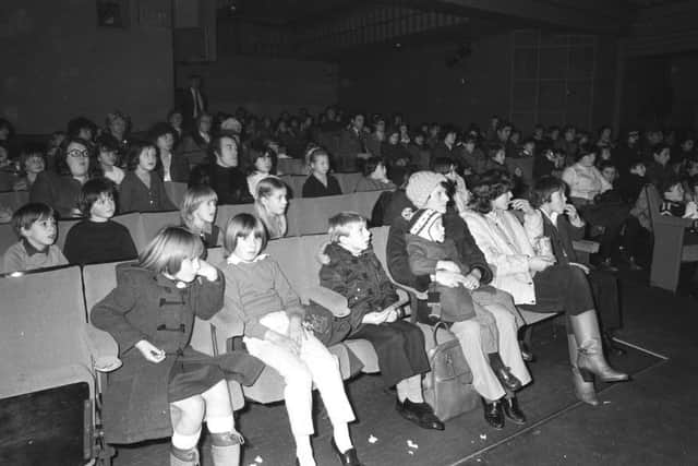 Chipsters at the Odeon in December 1980 to see Snow White and the Seven Dwarfs. The 90 lucky winners had correctly named the seven dwarf.