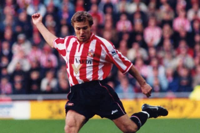 Michael Gray scored in Sunderland's win against Manchester United in 1997