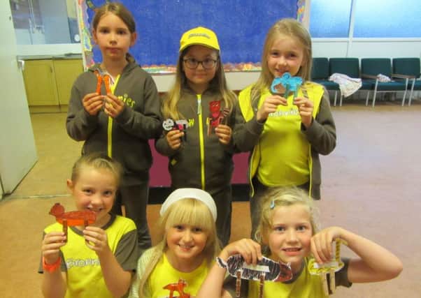 St Nicholas Wednesday Brownies created a whole menagerie of wild and wonderful peg animals.