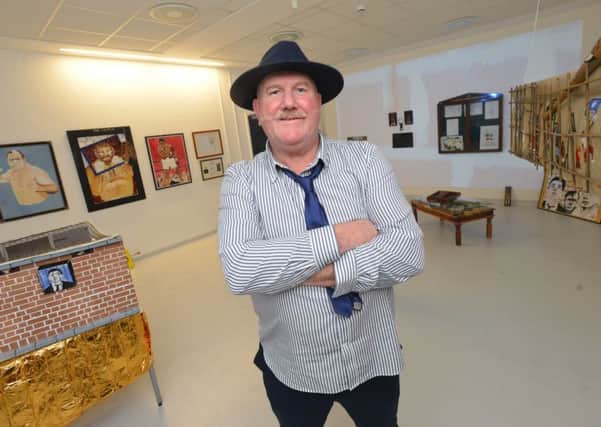 Mature student Andy Parkin's 'Strangeways to Art' exhibition