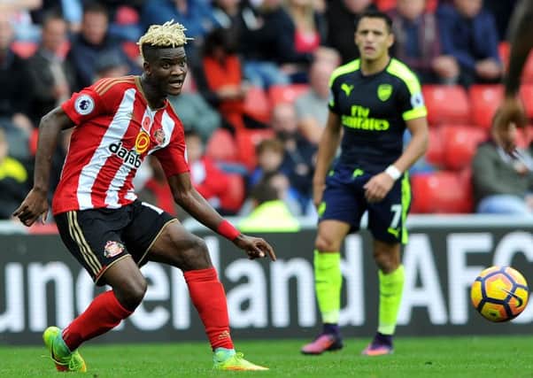 Sunderland midfielder Didier Ndong will head to the Africa Cup of Nations next month. Picture by Frank Reid