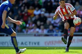 Jack Rodwell misses a glorious chance for Sunderland in last season's home clash with Leicester. It was 1-0 at the time, before Leicester ran out 2-0 victors. Picture by Frank Reid