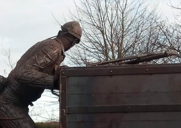 A new statue by Ray Lonsdale was unveiled at The Robin Todd Centre in South Hetton.  The statue is called 'And The Village Remains: The Last Tub' to honour the former mining community in South Hetton.