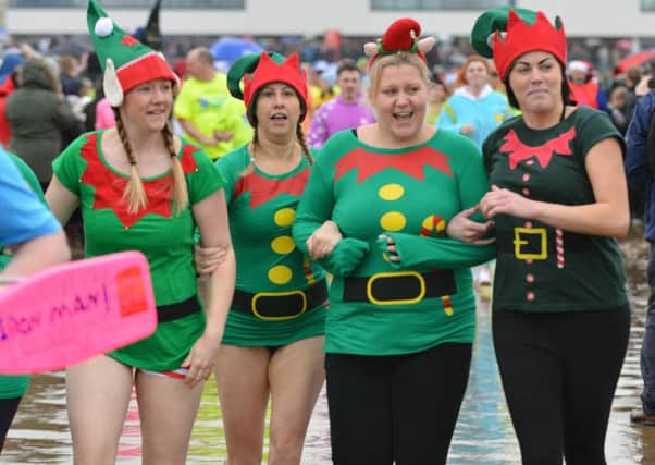 Dippers taking part in last year's Sunderland Boxing Day Dip