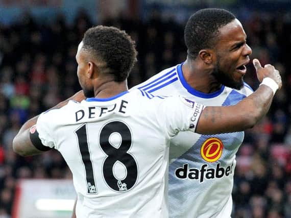 Victor Anichebe: in great form, along with Jermain Defoe. Picture by FRANK REID