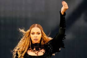 Beyonce performs at the Stadium of Light in Sunderland.