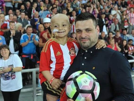 Bradley Lowery will be a mascot at the Sunderland AFC v Chelsea game.