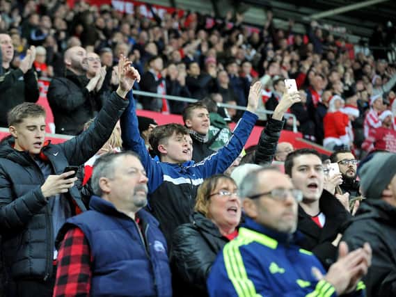 Sunderland were backed by another sold-out away following.