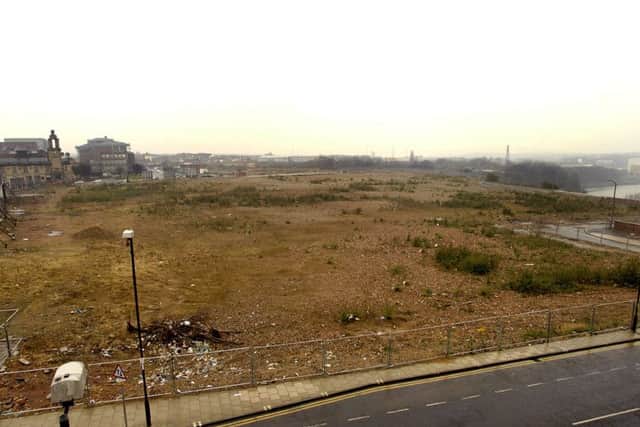 The Vaux site after demolition work was completed