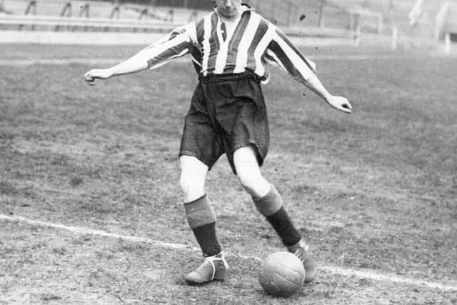 Patsy Gallacher scored two of the goals against Everton on Christmas Day 1934.