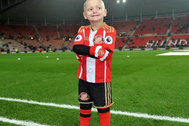 Bradley Lowery was Sunderland's mascot for the game against Chelsea earlier this month.