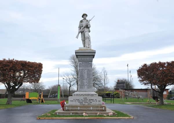 Silksworth Park War Memorial.