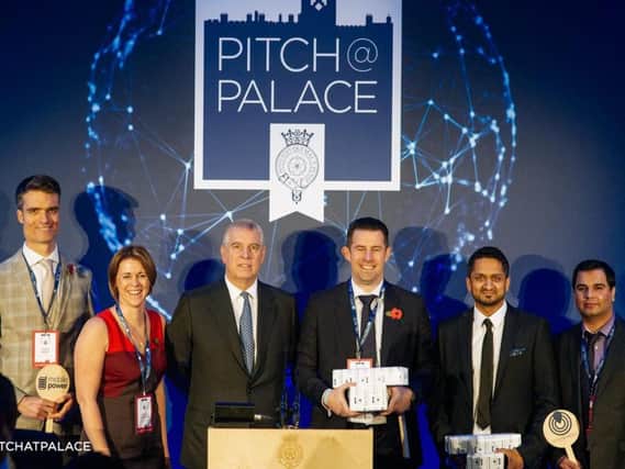 The Duke of York with previous Pitch@Palace participants