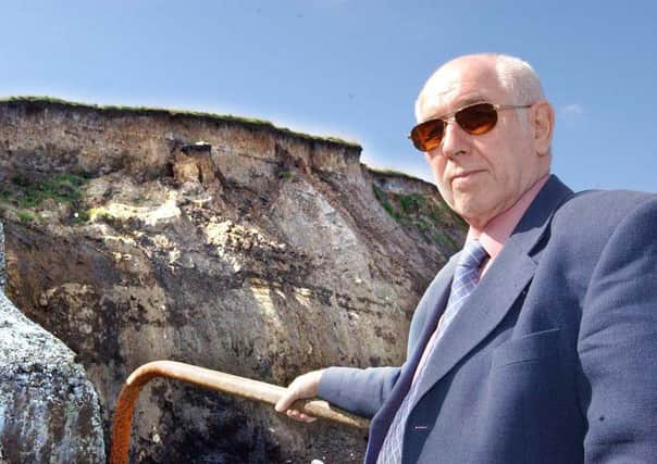 Former councillor Ross Wares at Ryhope cliffs