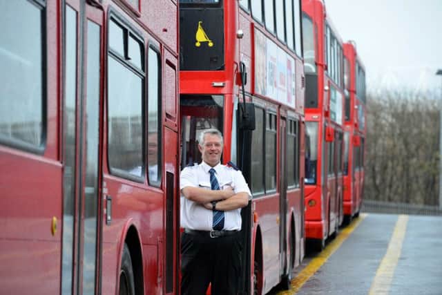 Bus driver Steven Tomkins saved a toddler's life on board his bus.