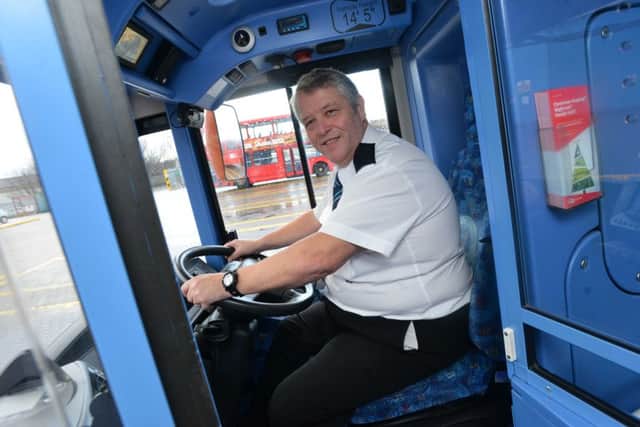 Bus driver Steven Tomkins saved a toddler's life on board his bus.