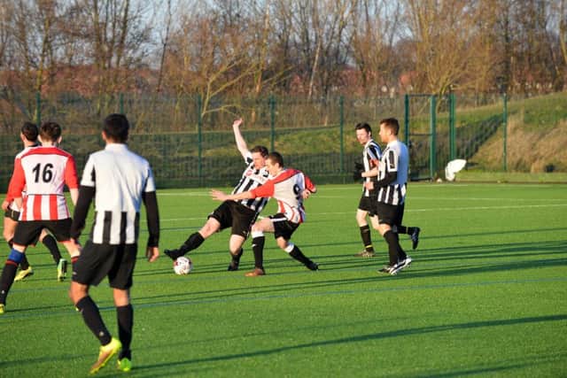 The sides faced each other at Silksworth Sports Complex.