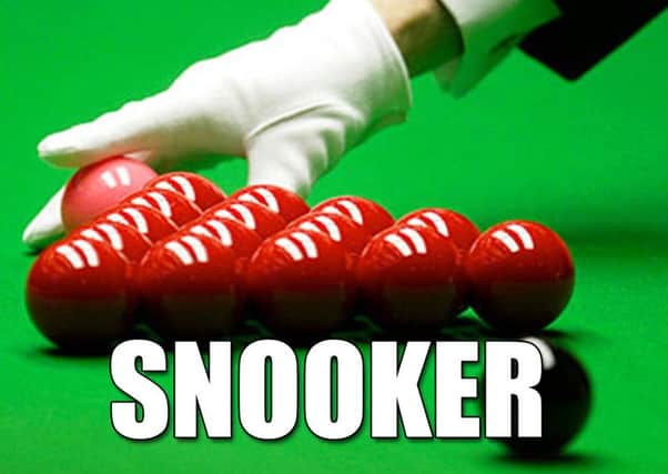 Latest from the Isle of Man Snooker League