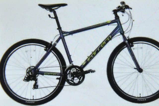 A picture of the type of bike Lewis Hall had which was taken in the theft.