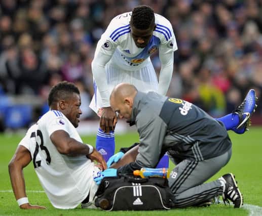 Lamine Kone was injured against Burnley