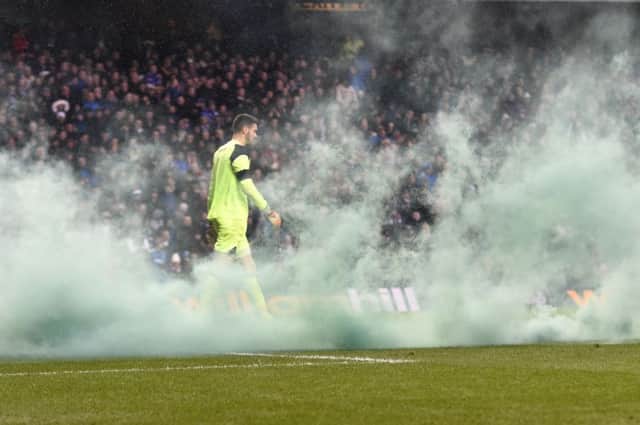 Craig Gordon during the Old Firm clash