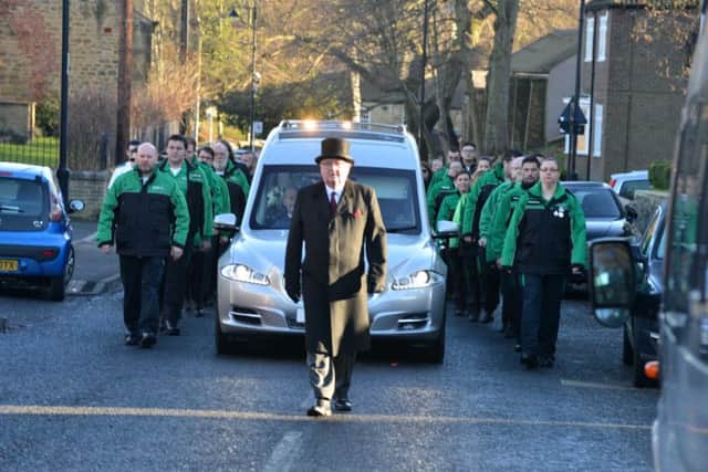 Funeral of St John Ambulance volunteer Dean Hill