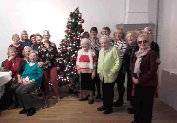 Herrington WI members at their Christmas meal in the National Glass Centre.