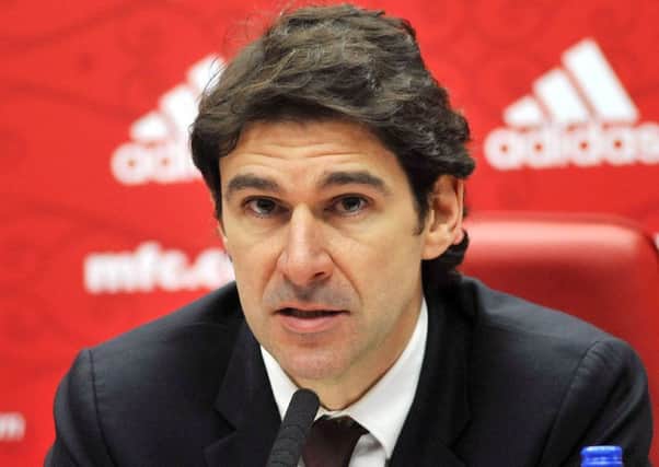 Middlesbrough head coach Aitor Karanka. Picture by Tom Collins.