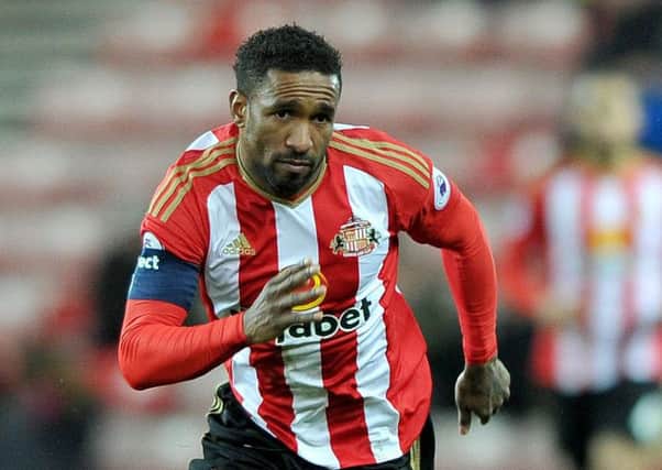 Jermain Defoe on the attack for Sunderland. Picture by FRANK REID