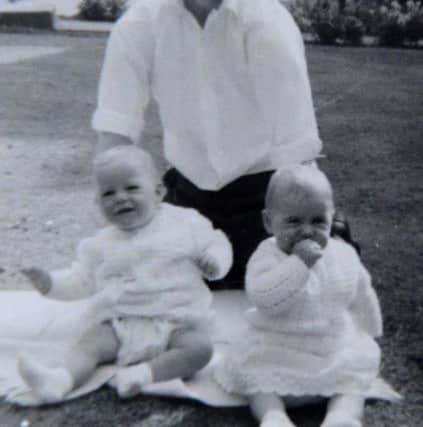 Terry with twins Margaret and Paul.